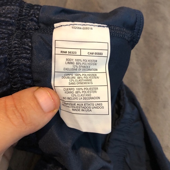 Nike Pro Elite Running SHORTS Mens 3X Navy NWOT - Picture 5 of 7